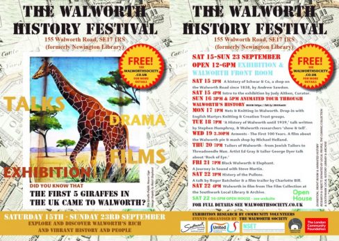 The Walworth History Festival