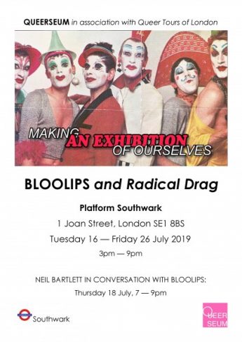 Bloolips and Radical Drag poster