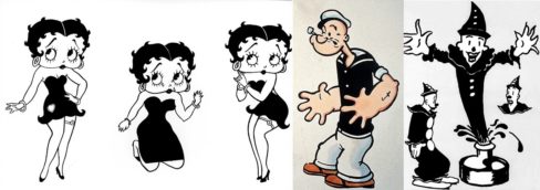 Betty Boop, Popeye, Koko the Clown